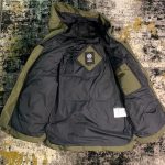 Canada Goose Men's Khaki and Green Coat - Image 4