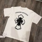 Chrome Hearts Men's White T-shirt - Image 4