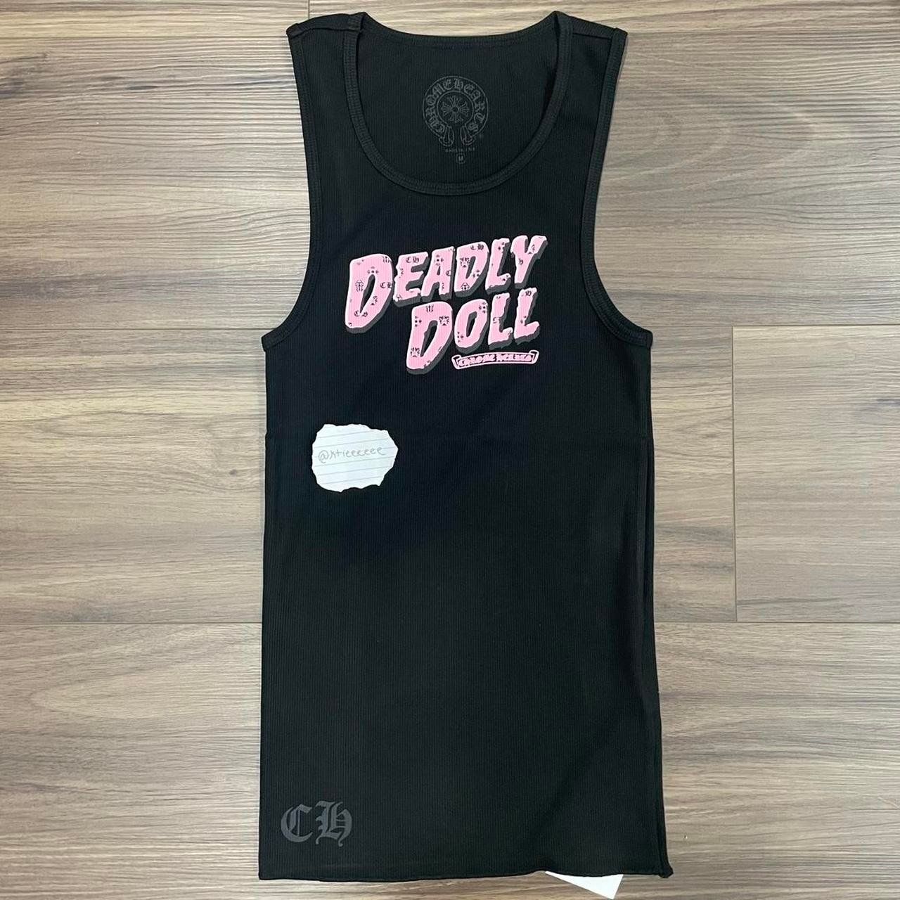 P0-467.jpg Women's Black and Pink Top - Image 1