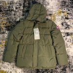 Canada Goose Men's Khaki and Green Coat