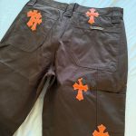 Chrome Hearts Men's Brown and Black Trousers - Image 6
