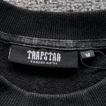 Trapstar Men's Grey and Black Hoodie - Image 6