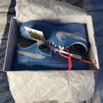 Nike Men's Blue and White Trainers - Image 6