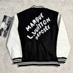 Men's Black and White Jacket - Image 6