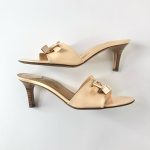 Louis Vuitton Women's Cream Mules - Image 6