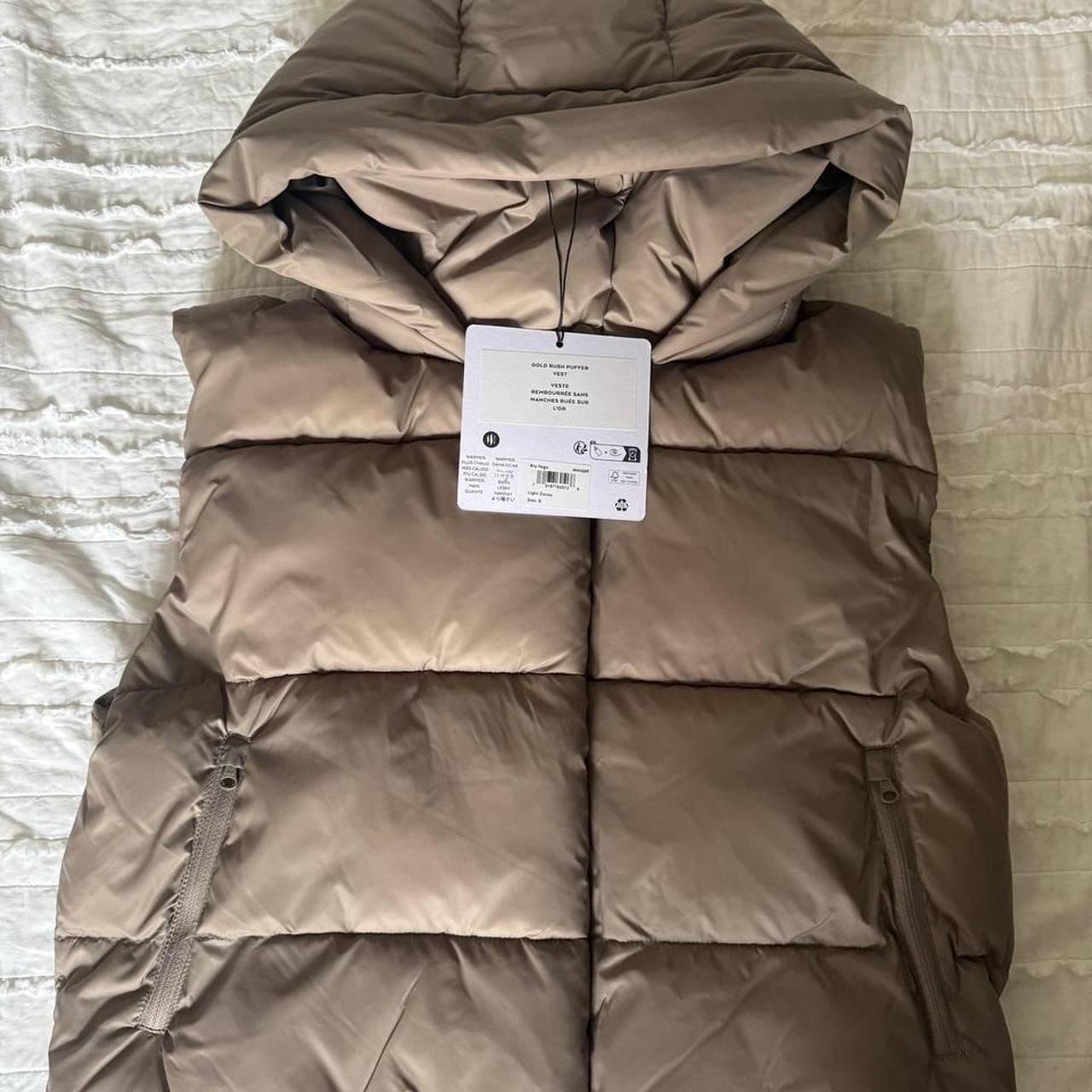 P0-514.jpg Alo Yoga Women's Brown and Tan Gilet - Image 1