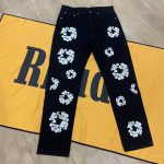 Denim Tears Men's Black and Navy Jeans