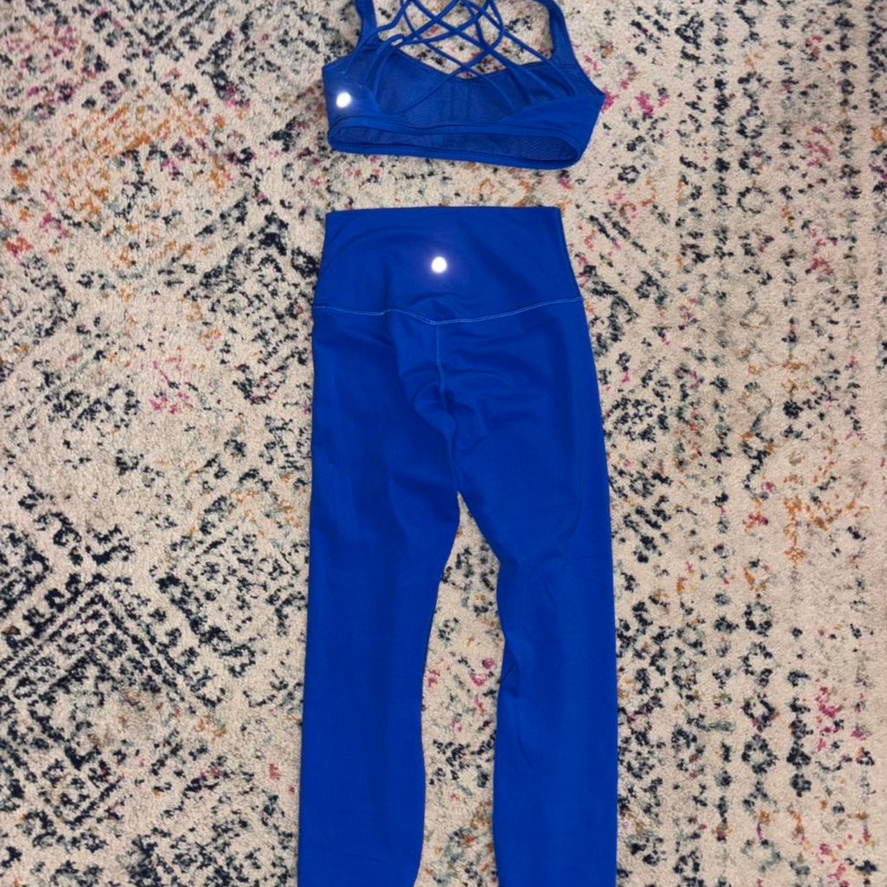 P0-567.jpg Lululemon Women's Blue Leggings - Image 1