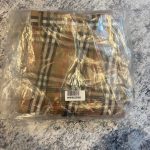 Burberry Men's Tan and Brown Trousers - Image 7