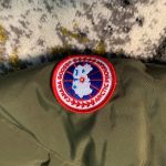 Canada Goose Men's Khaki and Green Coat - Image 7