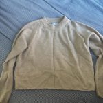 Zara Women's Tan and Brown Jumper