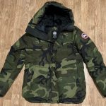 Canada Goose Men's Khaki and Green Coat