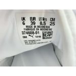 Puma Women's White and Blue Trainers - Image 8