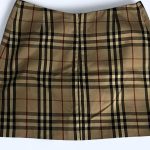 Burberry Women's Tan and Brown Skirt - Image 8