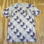 Adidas Men's Purple and White Top
